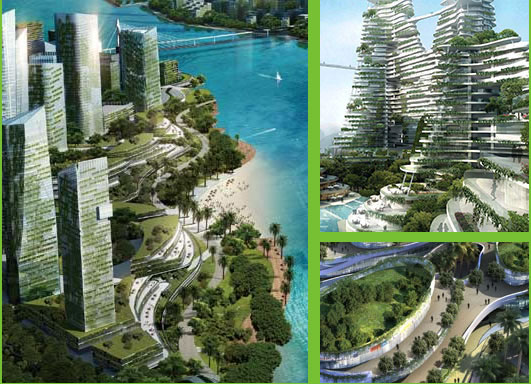 碧桂園森林城市垂直綠化狀況一覽